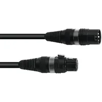 SOMMER CABLE DMX Kabel XLR 3pol 1m sw Hicon
