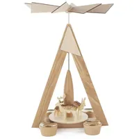 Tischpyramide Rehe- natur BxHxT 20x29x20cm NEU