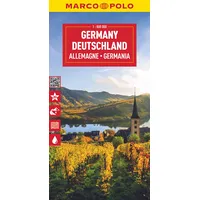Mairdumont MARCO POLO Reisekarte Deutschland 1:800.000