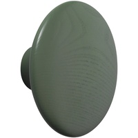 Muuto Wandhaken Dots Wood dark green ⌀ 13 cm