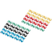 Digitus Farbclips für Patchkabel gemischt,