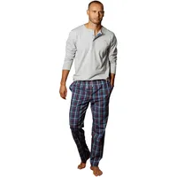 S.Oliver Pyjama (2 tlg 1 Stück), Schlafanzug in langer