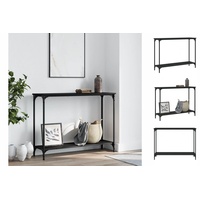VidaXL Konsolentisch Schwarz 101x30,5x75 cm Holzwerkstoff