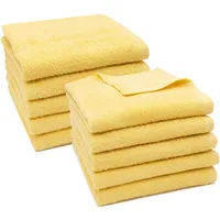 ZOLLNER Handtuch 50 x 100 cm gelb 10 St.