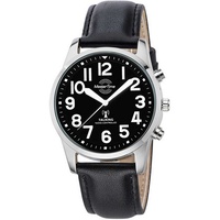 Master Time MTGA-10868-22L Sprechende Herren-Funkuhr mit Lederband