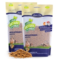 Lyra Pet 2 x 1 kg Lyra Pet® Mehlwürmer
