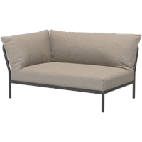 Houe LEVEL 2 Lounge Corner left Dark Grey Ash