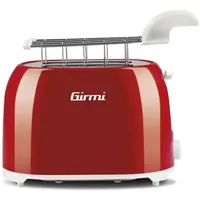 Girmi TP10 Toaster, 2 Scheiben, 750 W, rot