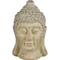 Mica decorations Mica Buddha taupe aus Polyresin 22,5 cm