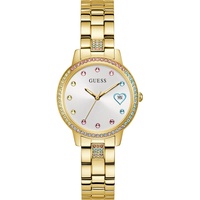 GUESS Three of Hearts Gold, (Analoguhr, 34 mm)