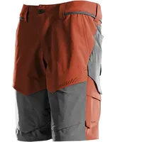 Mascot Stretch-Shorts "22149-605" Customized - 29C47 - herbstrot/anthrazit