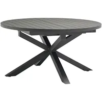 Destiny Gartentisch »ARONA«, Aluminium, Ø145/199x75cm ausziehbar, anthrazit