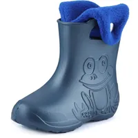 Ladeheid EVA Kinder Jungen Mädchen Gummistiefel Regenschuhe gefüttert Regenstiefel