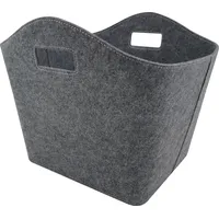 Kleining Kaminholztasche, grau,