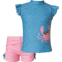 Playshoes UV-Schutz Bade-Set Krebs blau-pink, | Gr.: 74/80