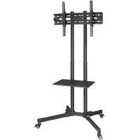 Hama Trolley TV-Ständer 88,4 cm Schwarz Metall