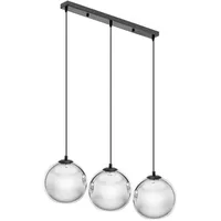 Uniprodo Pendelleuchte - 3 Leuchtmittel - Glas