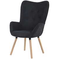 Svita Cleo Ohrensessel Relaxsessel Fernsehsessel Sessel Lesesessel Dunkelgrau