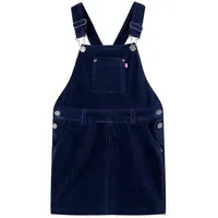 VidaXL Kinder-Latzkleid Cord Marineblau 116