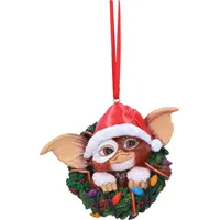 Nemesis Now Gremlins Gizmo in Wreath Hanging Ornament 10cm