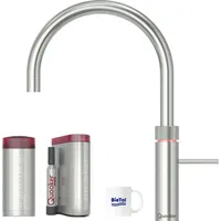 Quooker Fusion Round Edelstahl & COMBI Reservoire & CUBE