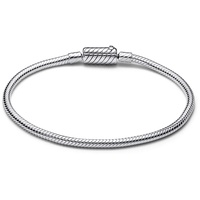 Pandora Moments Schlangen-Gliederarmband mit Magnetschließe Silber, 18 cm,