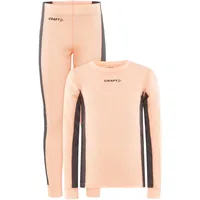 Craft Core Dry Baselayer Unterwäsche-Set Kinder 840985 cosmo/granite 158/164