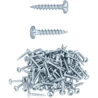 Helpmate - Holzverbinderschrauben 4,0x20 galvanisch verzinkt - 100 Stück