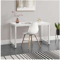 [en.casa] Schreibtisch Herning 75x120x60 cm Höhenverstellbar Weiß