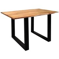 Sam Esstisch Baumkante Massiv Akazie Natur 120 x 80