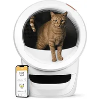 Litter-Robot WHISKER Litter-Robot 4 automatisches selbstreinigendes Katzenklo weiß Katzentoilette