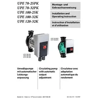 Glen Dimplex 374740 Elektronisch geregelte Nassläuferpumpe UPE 120-32K