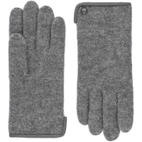 Roeckl Handschuhe Damen Wolle Leder-Paspel Flanell Größe 7,5