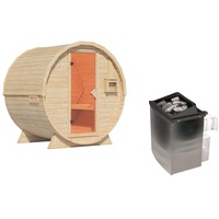 Karibu Saunahaus Fasssauna 1 - 42 mm 9 kW