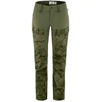 Fjällräven Keb Curved Hosen - Green Camo / Laurel