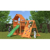 Fungoo Spielturm »BIG Leader Spieder Red",teak,