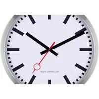 EUROTIME 53820-05 Funk Wanduhr 30 cm Schwarz