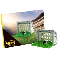 IDENA 40147 - Postkarte Fußball mit einem 3D Modellbauset