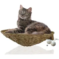 Rohrschneider runde Katzenmulde Wandmontage Kletterwand-Element mit Gratis-Spielballset