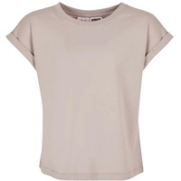 URBAN CLASSICS Girl's Organic Extrended Shoulder Tee T-Shirt, warmgrey,