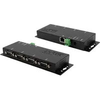 Exsys EX-6124-2PoE Ethernet zu Seriell 4 x RS-232/422/485 PoE