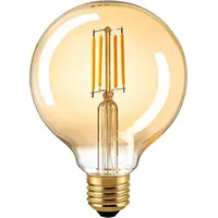 Sigor LED-Filament-Lampe Globe-Form goldfarben E27 2500K 720lm 7,0W