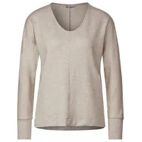 STREET ONE Langarmshirt in spring sand melange | Gr.: