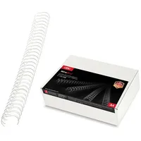 GBC WireBind Drahtbinderücken, 100 Stück, 12.5mm, weiß