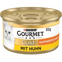 Purina Gourmet Gold Raffiniertes Ragout Katzenfutter nass, 12x85G