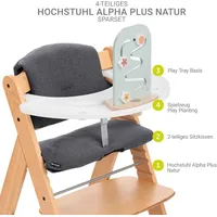 Hauck Hochstuhl, Hochstühle Hochstuhl Alpha Plus Natur im Sparset