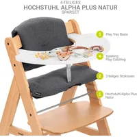 Hauck Hochstuhl, Hochstühle Hochstuhl Alpha Plus Natur im Sparset