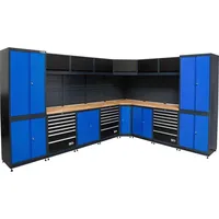 BGS Schrankwand-System, Werkstatt, Holz, 8 Module