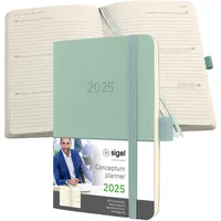 Sigel Taschenkalender Conceptum 2025 mintgrün