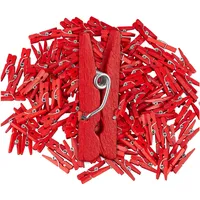 Relaxdays Mini Holzklammern, 400er Set,